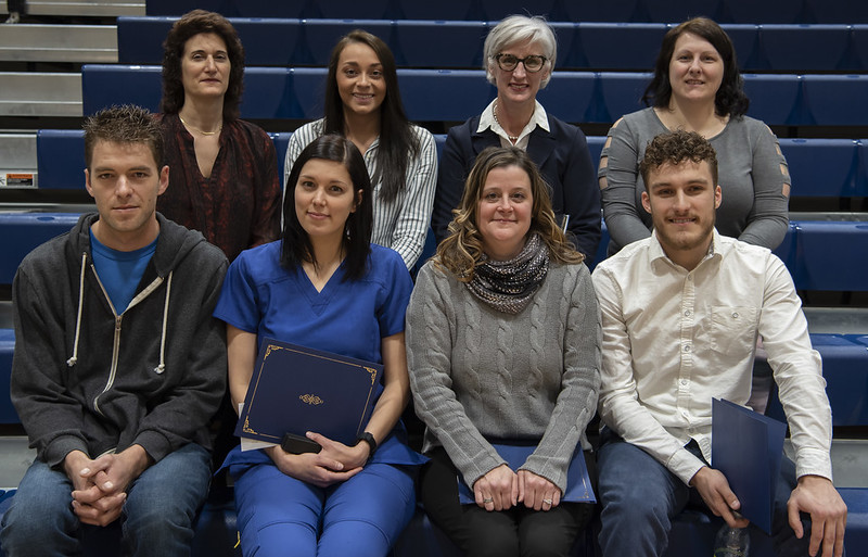 group photo of blessinger outstanding students award nominees